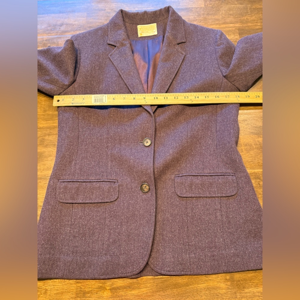 Vtg Pendleton Button Front Blazer Jacket Women’s … - image 8